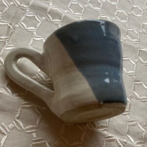 Hand Crafted Blue and White Mug